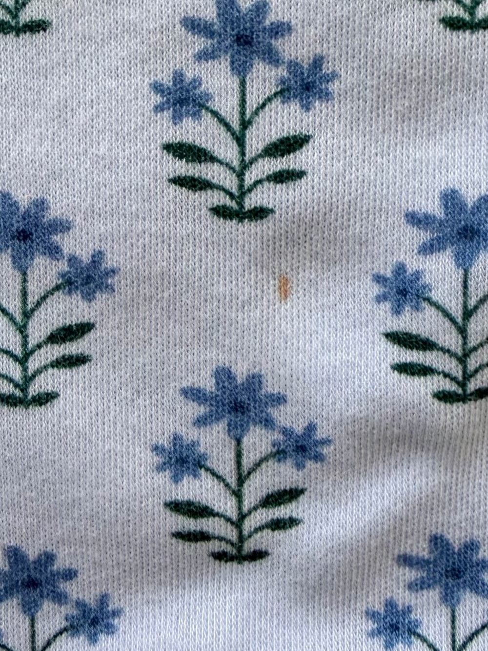 LAKE Pima Long-Long Set in Blue Floral Small - Picture 3 of 7